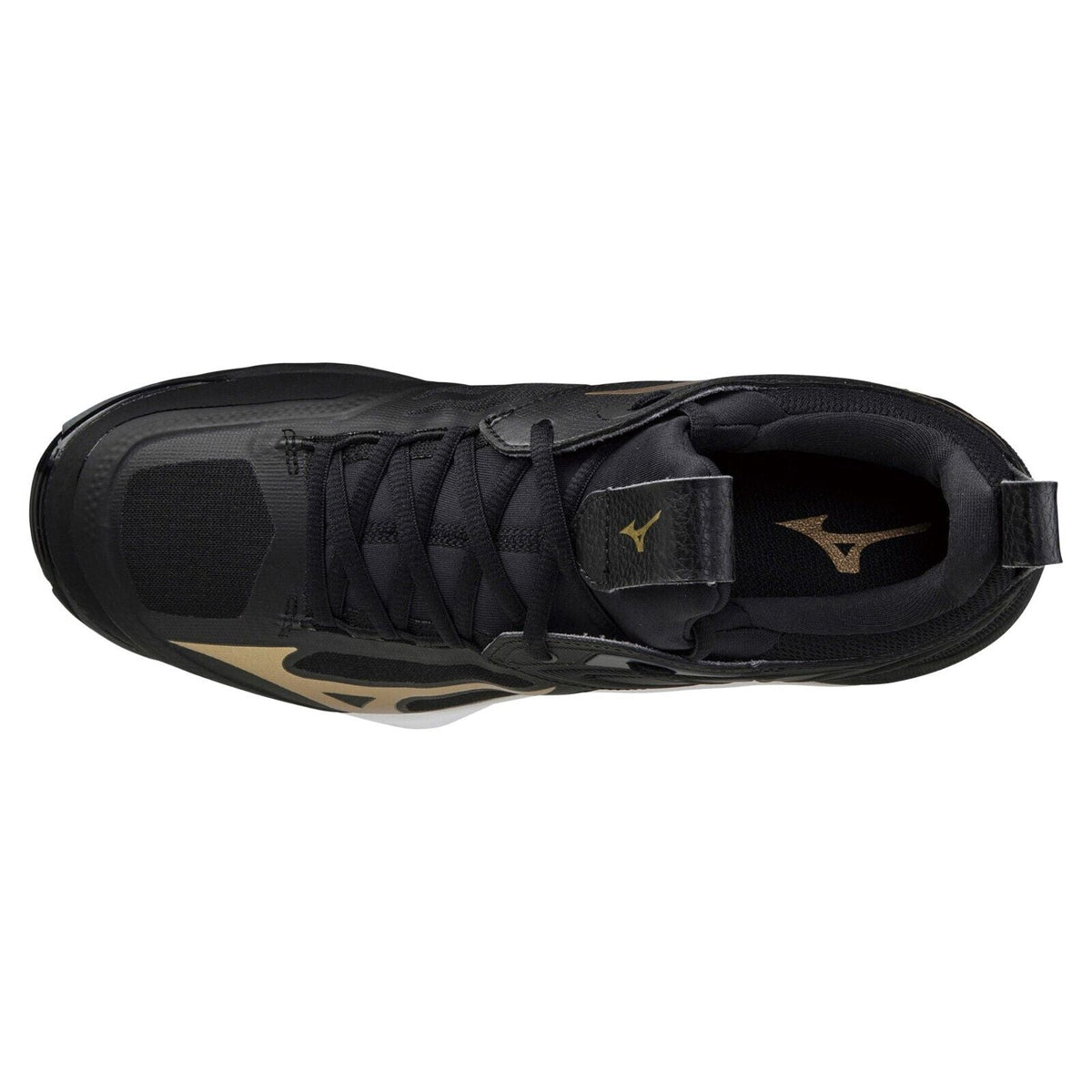 MIZUNO Wave Momentum 2 V1GA2112 52 Black Gold Width 2.5E Volleyball Shoes