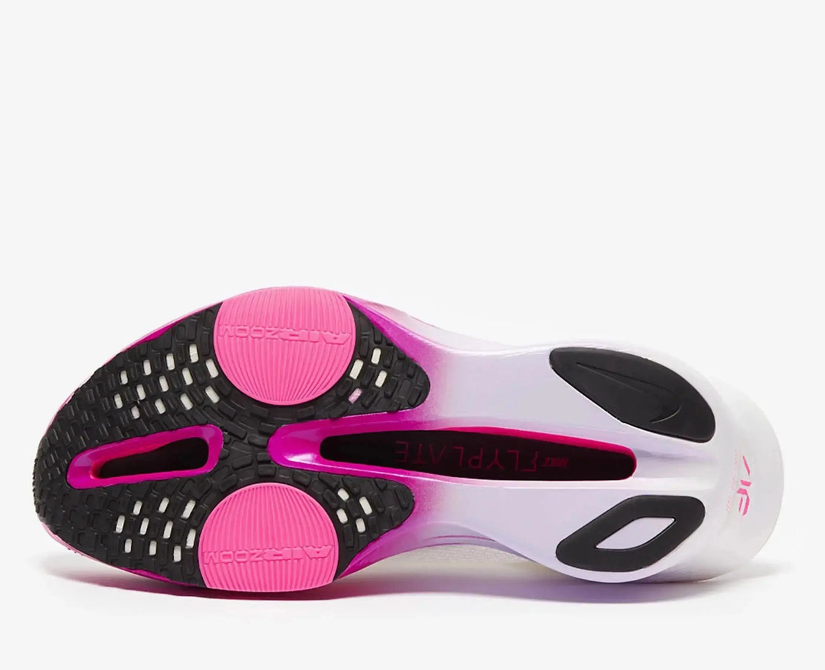 Nike Alphafly 3 Road Racing Shoes – White / Purple Agate / Vivid Grape