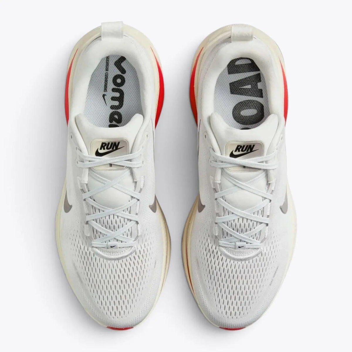 Nike Vomero 18 Road Running Shoes - Platinum Tint / Siren Red