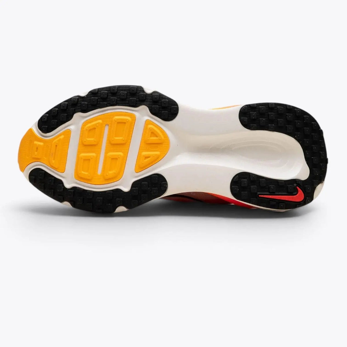 Nike Vomero 18 Road Running Shoes - Sail / Bright Crimson / Laser Orange
