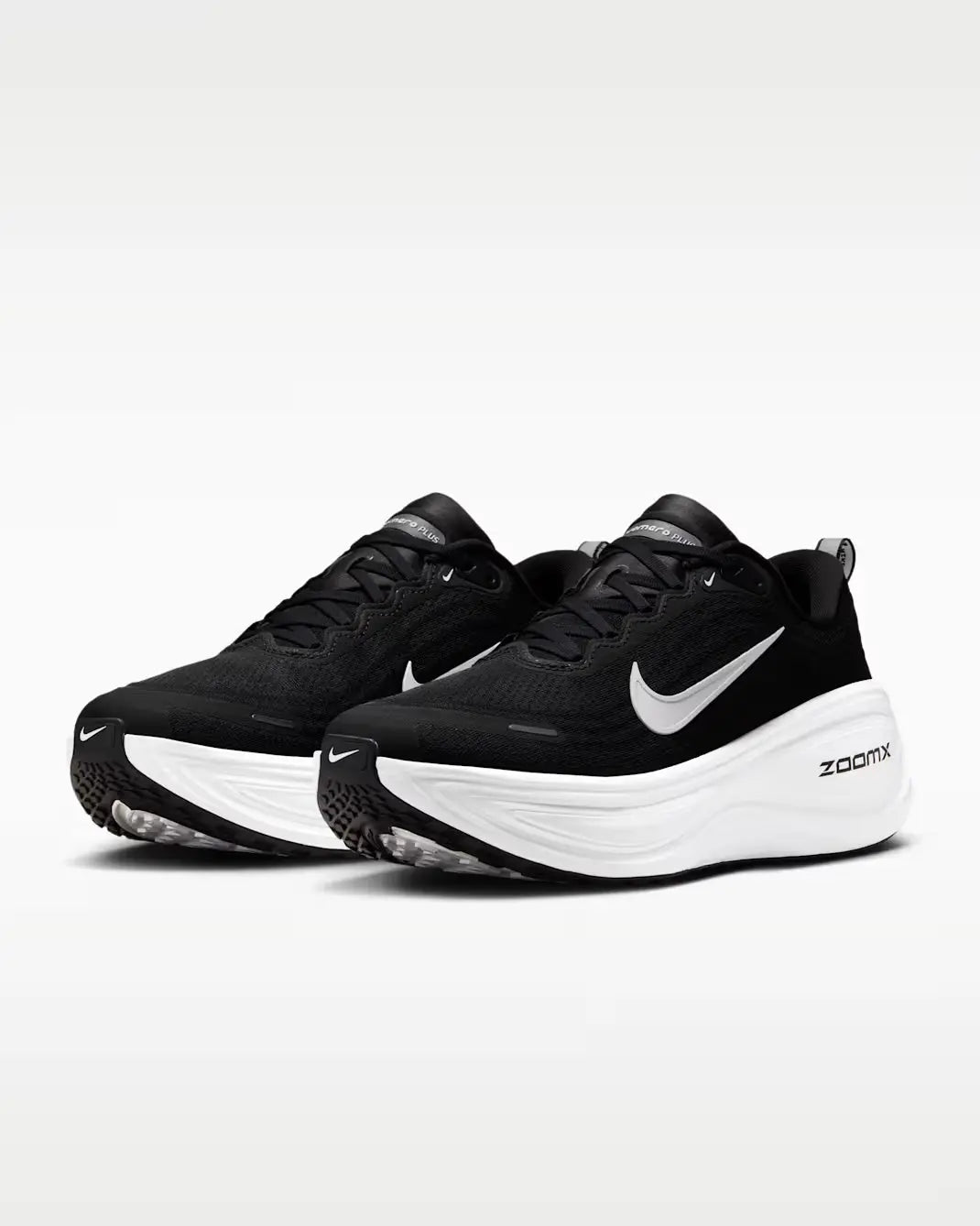 Nike Vomero Plus Road Running Shoes - Black / White