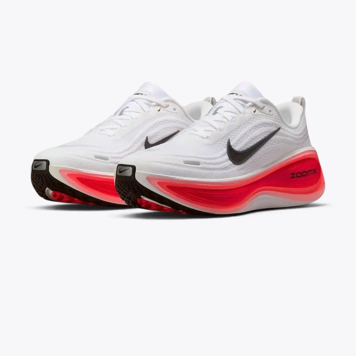 Nike Vomero Plus Road Running Shoes - White / Bright Crimson