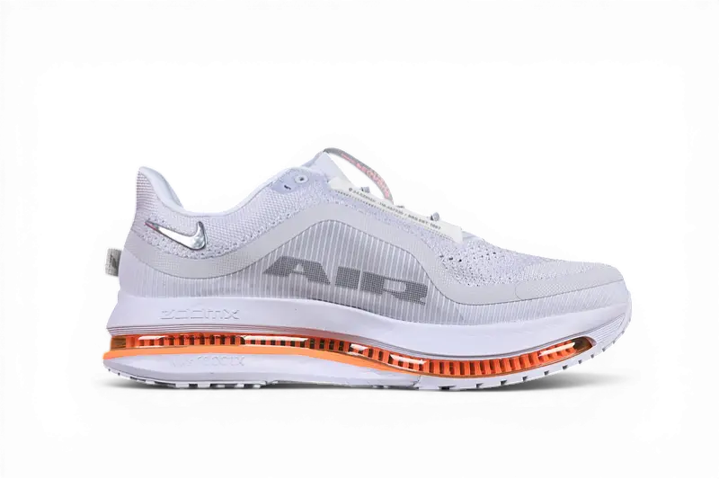 Nike Pegasus Premium Airscape Road Running Shoes - Football Grey / Total Orange