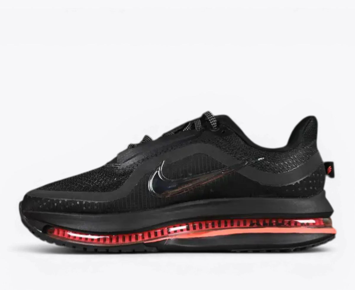 Nike Pegasus Premium Road Running Shoes - Black / Bright Crimson