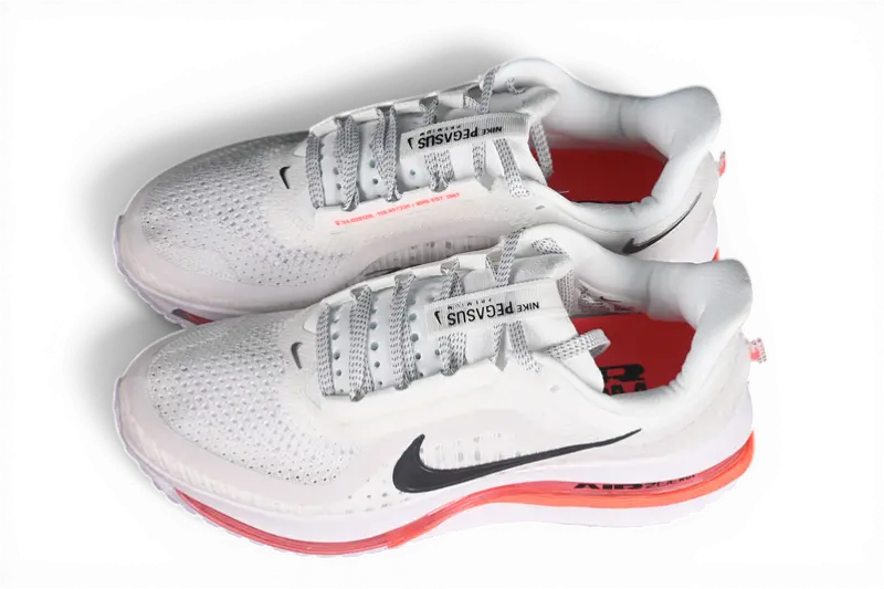Nike Pegasus Premium Road Running Shoes - Summit White / Bright Crimson